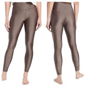 Athleta Elation Shine Tight Coffee House sz medium 7/8 Leggings
